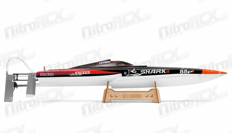 Exceed RC Electric Powered Fiberglass Shark II Mono 1 Brushless Almost Ready To Run Boat 4 Exceed RC Electric Powered Fiberglass Shark II Mono 1 Brushless Almost Ready To Run Boat - Image 4