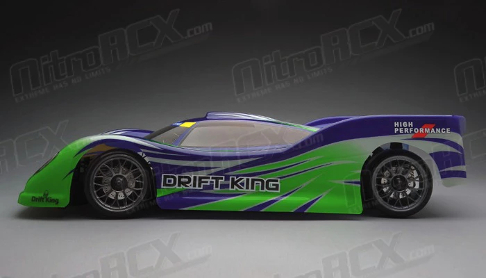 Exceed RC 2.4Ghz MadSpeed Drift Car 1/10 Electric Ready To Run Le Mans Drift Car(Green/Purple) RC Remote Control Radio Car 3 Exceed RC 2.4Ghz MadSpeed Drift Car 1/10 Electric Ready To Run Le Mans Drift Car(Green/Purple) RC Remote Control Radio Car - Image 3