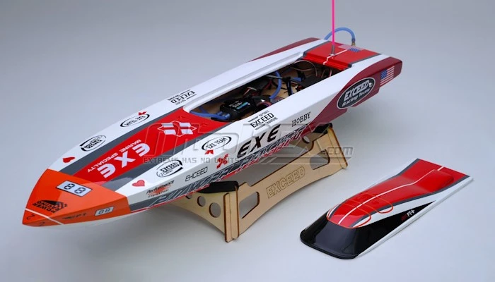 Exceed Racing Electric Powered Fiberglass Dee V 720mm Brushless Almost Ready To Run RC Boat (ARTR) 20 Exceed Racing Electric Powered Fiberglass Dee V 720mm Brushless Almost Ready To Run RC Boat (ARTR) - Image 20
