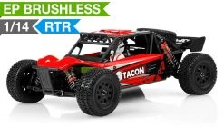 Tacon 1/14 Cavalry Desert Buggy Brushless Ready To Run 2.4ghz (Red) RC Remote Control Radio Car