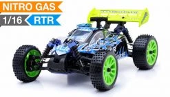 Exceed RC 1/16 Blur Nitro Gas Remote Control RC Buggy (FireBlack 2.4GHZ RTR) Ready To Run