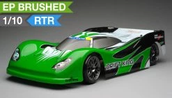Exceed RC 2.4Ghz MadSpeed Drift Car 1/10 Electric Ready To Run Le Mans Drift Car(Green) RC Remote Control Radio Car