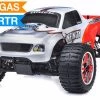 Exceed RC 1/10 2.4Ghz Infinitive Nitro Gas Powered .18 Engine RTR Off Road Monster 4WD Truck (Red) RC Remote Control Radio Truck