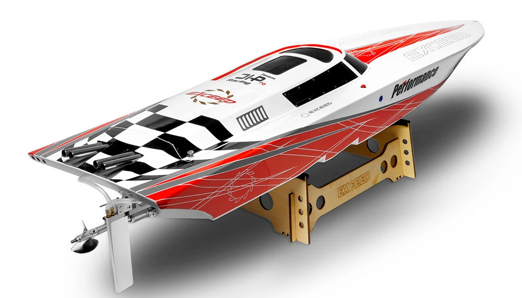 Exceed Racing FiberGlass 26CC Gas Powered ARTR Almost Ready To Run Speed Boat 3 Exceed Racing FiberGlass 26CC Gas Powered ARTR Almost Ready To Run Speed Boat - Image 3