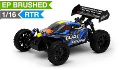 Exceed RC Buggy Radio Car 1/16 2.4Ghz Blaze EP Electric Powered RTR Off Road Buggy Wild Blue RC Remote Control Car