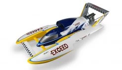 Exceed Racing Fiberglass 26CC Gas Powered ARTR Almost Ready To Run HydroPlane Radio Control Speed Boat