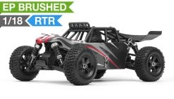 Iron Track Electric Barren 1/18th 4WD Desert Buggy Ready To Run (Black) RC Remote Control Radio Car