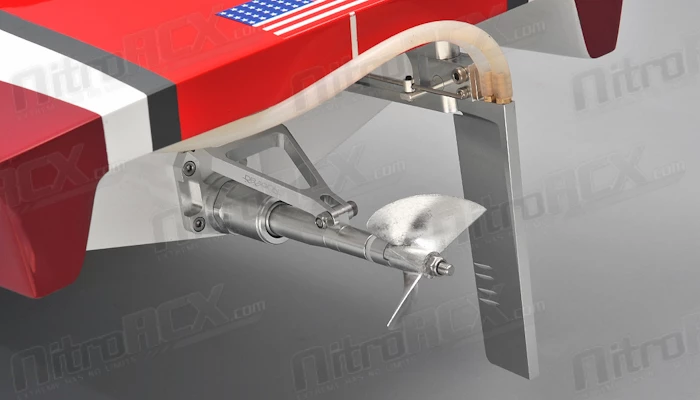 Exceed Racing Fiberglass Vee W/o Clutch Gas Powered RC 1300mm Almost Ready To Run Speed Boat (ARTR) 17 Exceed Racing Fiberglass Vee W/o Clutch Gas Powered RC 1300mm Almost Ready To Run Speed Boat (ARTR) - Image 17