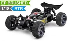 Iron Track Electric Spino 1:18 4WD Buggy Ready To Run (Black) RC Remote Control Radio Car