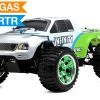 Exceed RC 1/10 2.4Ghz Infinitive Nitro Gas Powered .18 Engine RTR Off Road Monster 4WD Truck (Green) RC Remote Control Radio Truck