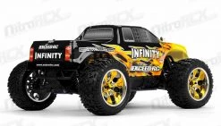 Exceed RC 1/10 2.4Ghz Infinitive Nitro Gas Powered .18 Engine RTR Off Road Monster 4WD Truck (Fire Yellow) RC Remote Control Radio Truck -rcMart Online Hobby Shop unnamed file 3849