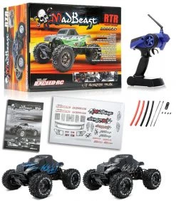 1/8Th EP Mad Beast Monster Truck Racing Edition Ready To Run W/ 540L Brushless Motor/ ESC/ Lipo Battery (Black/Silver) RC Remote Control Radio Car -rcMart Online Hobby Shop unnamed file 3943