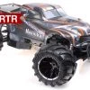 Exceed RC Hannibal 1/5th Giant Scale 32cc Gasoline Engine Off-Road Monster Truck With Fail Safe Almost Ready To Run ARTR RC Remote Control Radio Truck (Transmitter And Receiver Not Included) (Orange)