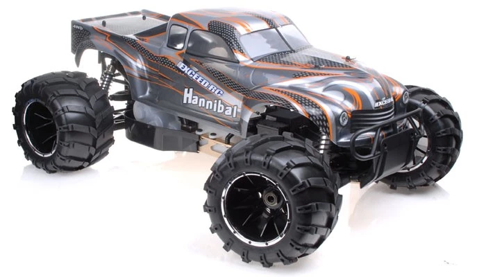 Exceed RC Hannibal 1/5th Giant Scale 32cc Gasoline Engine Off-Road Monster Truck With Fail Safe Almost Ready To Run ARTR RC Remote Control Radio Truck (Transmitter And Receiver Not Included) (Orange) 7 Exceed RC Hannibal 1/5th Giant Scale 32cc Gasoline Engine Off-Road Monster Truck With Fail Safe Almost Ready To Run ARTR RC Remote Control Radio Truck (Transmitter And Receiver Not Included) (Orange) - Image 7
