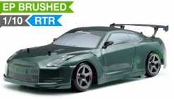Exceed RC 2.4Ghz MadSpeed Drift Car 1/10 Electric Ready To Run Skyline R35 Drift Car(SK-Green) RC Remote Control Radio Car
