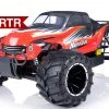 Exceed RC Hannibal 1/5th Giant Scale 32cc Gasoline Engine Off-Road Monster Truck With Fail Safe Almost Ready To Run ARTR RC Remote Control Radio Truck (Transmitter And Receiver Not Included) (AA Red)