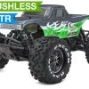 1/8Th EP Mad Beast Monster Truck Racing Edition Ready To Run W/ 540L Brushless Motor/ ESC/ Lipo Battery (Green) RC Remote Control Radio Car