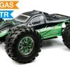 Professional 2.4Ghz 1/8th Scale Exceed RC MadStorm Monster Truck .28 Engine Nitro Power 100% Ready To Run Racing Edition [Star Green] RC Remote Control Radio Car