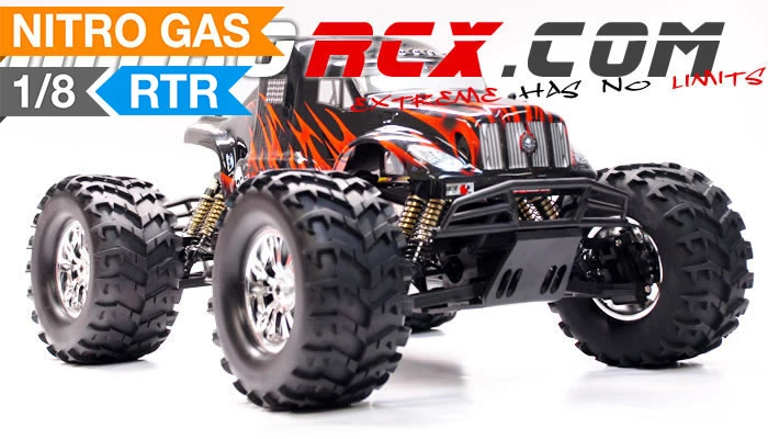 1/8 Th Scale 2.4Ghz Exceed RC Monster Truck MadBeast Nitro Gas RTR Version (Black/Red) RC Remote Control Radio Car 1 1/8 Th Scale 2.4Ghz Exceed RC Monster Truck MadBeast Nitro Gas RTR Version (Black/Red) RC Remote Control Radio Car