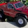 Exceed RC Truck Car 1/10 Scale 2.4Ghz MegaCross 4WD Brushed Electric Remote Control RTR Ready To Run W/ Waterproof Electronics (Red)