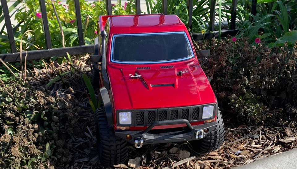 Exceed RC Truck Car 1/10 Scale 2.4Ghz MegaCross 4WD Brushed Electric Remote Control RTR Ready To Run W/ Waterproof Electronics (Red) 4 Exceed RC Truck Car 1/10 Scale 2.4Ghz MegaCross 4WD Brushed Electric Remote Control RTR Ready To Run W/ Waterproof Electronics (Red) - Image 4