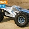 Professional 2.4Ghz 1/8th Scale Exceed RC MadStorm Monster Truck .28 Engine Nitro Power 100% Ready To Run Racing Edition [Alpha Blue] RC Remote Control Radio Car