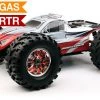 Professional 1/8Th Scale Exceed RC Nitro Power GP 4WD MadStorm Monster Truck Almost Ready To Run ARTR Racing Edition [Bravo Red] RC Remote Control Radio Car