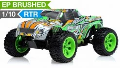Exceed RC 1/10 2.4Ghz Electric Infinitive EP RTR Off Road Truck (Stripe Green) RC Remote Control