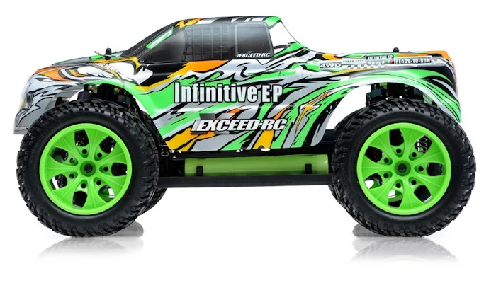 Exceed RC 1/10 2.4Ghz Electric Infinitive EP RTR Off Road Truck (Stripe Green) RC Remote Control 2 Exceed RC 1/10 2.4Ghz Electric Infinitive EP RTR Off Road Truck (Stripe Green) RC Remote Control - Image 2