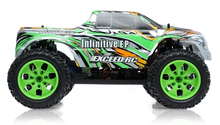 Exceed RC 1/10 2.4Ghz Electric Infinitive EP RTR Off Road Truck (Stripe Green) RC Remote Control 3 Exceed RC 1/10 2.4Ghz Electric Infinitive EP RTR Off Road Truck (Stripe Green) RC Remote Control - Image 3
