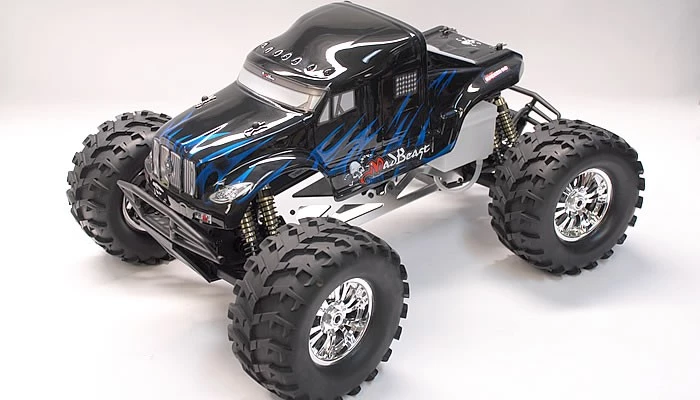 1/8 Th Scale Exceed RC Monster Truck MadBeast Nitro Gas Almost Ready To Run ARTR Version RC Remote Control Radio Car 6 1/8 Th Scale Exceed RC Monster Truck MadBeast Nitro Gas Almost Ready To Run ARTR Version RC Remote Control Radio Car - Image 6