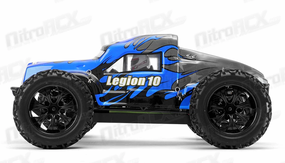 Exceed RC Racing Legion 1/10 Scale Monster Truck Ready To Run 2.4ghz (DD Blue) RC Remote Control Radio Car 3 Exceed RC Racing Legion 1/10 Scale Monster Truck Ready To Run 2.4ghz (DD Blue) RC Remote Control Radio Car - Image 3
