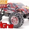 1/8 2.4Ghz Exceed RC Tectonic .21 Nitro Gas Powered Almost Ready To Run ARTR 4WD Monster Truck Wild Red RC Remote Control Radio Car