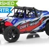 Iron Track Dirt Whip Truck 1:10 Scale 4WD Electric Desert Truck Ready To Run (Red) RC Remote Control Radio Car