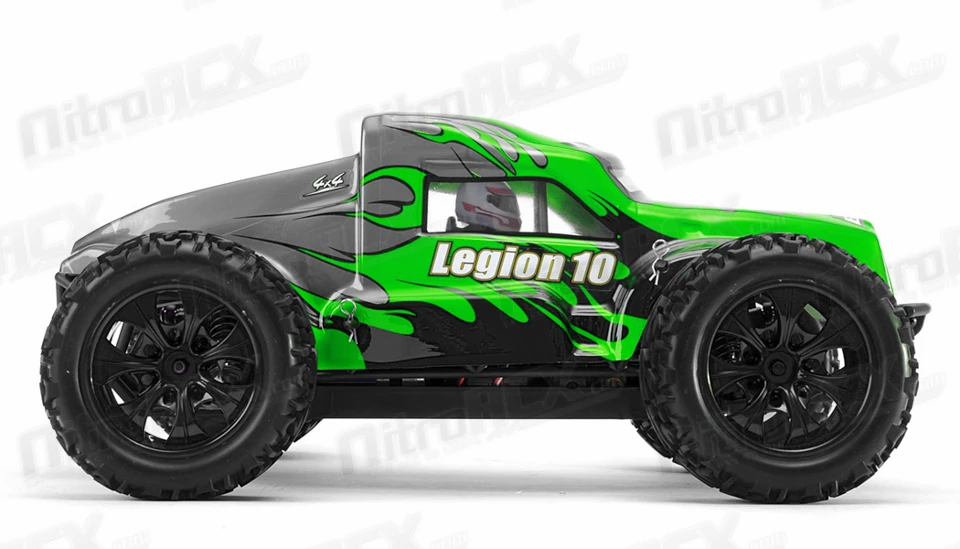 Exceed RC Racing Legion 1/10 Scale Monster Truck Ready To Run 2.4ghz (DD Green) RC Remote Control Radio Car 4 Exceed RC Racing Legion 1/10 Scale Monster Truck Ready To Run 2.4ghz (DD Green) RC Remote Control Radio Car - Image 4
