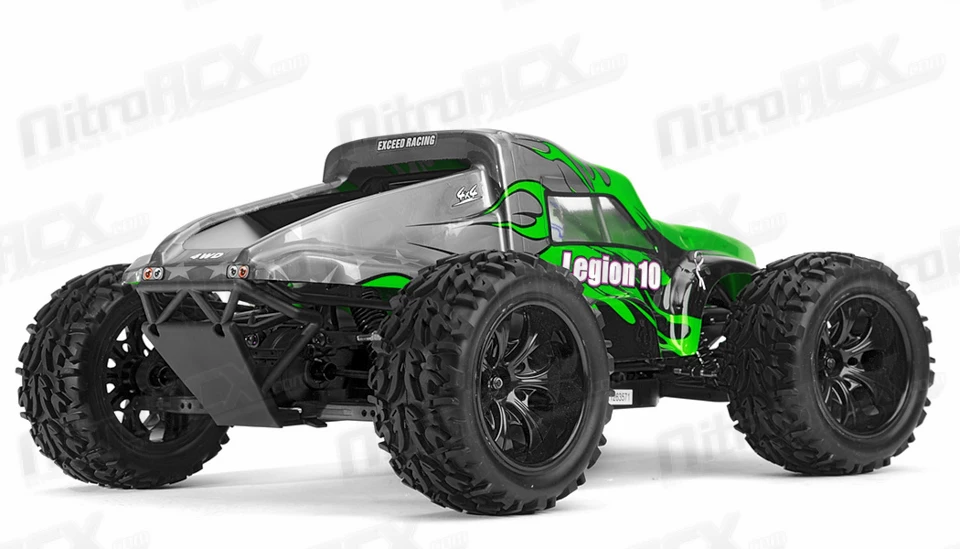Exceed RC Racing Legion 1/10 Scale Monster Truck Ready To Run 2.4ghz (DD Green) RC Remote Control Radio Car 5 Exceed RC Racing Legion 1/10 Scale Monster Truck Ready To Run 2.4ghz (DD Green) RC Remote Control Radio Car - Image 5
