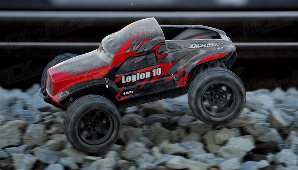 Exceed RC Racing Legion 1/10 Scale Monster Truck Ready To Run 2.4ghz (DD Green) RC Remote Control Radio Car 11 Exceed RC Racing Legion 1/10 Scale Monster Truck Ready To Run 2.4ghz (DD Green) RC Remote Control Radio Car - Image 11