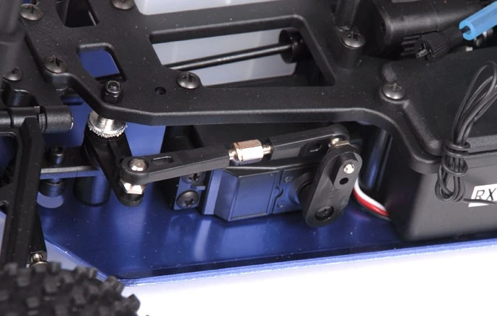 Exceed RC 1/10 Rally Monster GP Nitro Gas Powered .18 Engine 2-Speed Transmission Ready To Run RC Remote Control Radio Car Truck (Stripe Red) 7 Exceed RC 1/10 Rally Monster GP Nitro Gas Powered .18 Engine 2-Speed Transmission Ready To Run RC Remote Control Radio Car Truck (Stripe Red) - Image 7