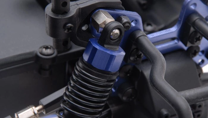 Exceed RC 1/10 Rally Monster GP Nitro Gas Powered .18 Engine 2-Speed Transmission Ready To Run RC Remote Control Radio Car Truck (Stripe Red) 12 Exceed RC 1/10 Rally Monster GP Nitro Gas Powered .18 Engine 2-Speed Transmission Ready To Run RC Remote Control Radio Car Truck (Stripe Red) - Image 12