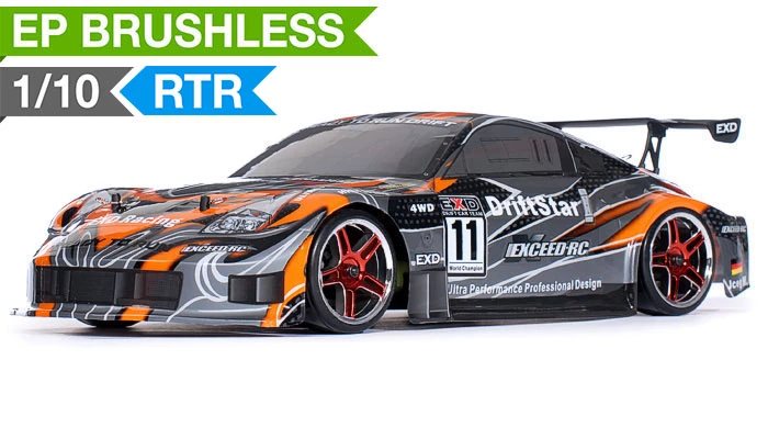 2.4Ghz Brushless Version Exceed RC Drift Star Electric Powered RTR Drift Racing Car 350 Orange Style RC Remote Control Radio Car 1 2.4Ghz Brushless Version Exceed RC Drift Star Electric Powered RTR Drift Racing Car 350 Orange Style RC Remote Control Radio Car