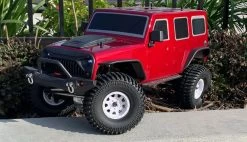 Exceed RC Jeep Car 1/10 Scale 2.4Ghz MegaCross 4WD Electric Remote Control RTR Ready To Run W/ Waterproof Electronics (Red)