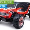 Exceed RC Off Road Truck Radio Car 1/10 Brushless PRO 2.4Ghz Electric Infinitive EP RTR Off Road Truck (AA Red) RC Remote Control With Aluminum Shocks + 3s LiPo Ready