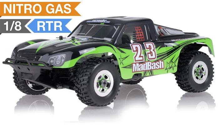 Rally Radio Car 1/8Th Exceed RC Madbash Nitro Powered RTR Ready To Run Limited Edtion .21 Engine Rally Car Star Green RC Remote Control Short Course Truck 1 Rally Radio Car 1/8Th Exceed RC Madbash Nitro Powered RTR Ready To Run Limited Edtion .21 Engine Rally Car Star Green RC Remote Control Short Course Truck