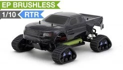 Exceed RC Infinitive Off Road Snow Truck Radio Car 1/10 Brushless PRO 2.4Ghz Electric RTR Off Road Truck (TTCarbon) RC Remote Control With Aluminum Shocks + 3s LiPo Ready