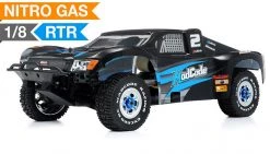 1/8th Exceed RC Mad Code GP Nitro Powered Short Course Racing Edition RTR Ready To Run Rally Car (Blue) RC Remote Control Radio Car