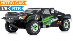 1/8th Exceed RC Mad Code GP Nitro Powered Short Course Racing Edition RTR Ready To Run Rally Car (Green) RC Remote Control Radio Car