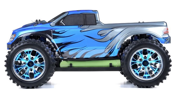 Exceed RC Off Road Truck Radio Car 1/10 Infinitive Brushless PRO 2.4Ghz Electric RTR Off Road Truck (DD Blue) RC Remote Control With Aluminum Shocks + 3s LiPo Ready 2 Exceed RC Off Road Truck Radio Car 1/10 Infinitive Brushless PRO 2.4Ghz Electric RTR Off Road Truck (DD Blue) RC Remote Control With Aluminum Shocks + 3s LiPo Ready - Image 2