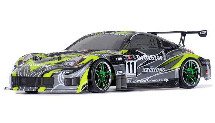 2.4Ghz Brushless Version Exceed RC Drift Star Electric Powered RTR Drift Racing Car 350 Green Style RC Remote Control Radio Car 3 2.4Ghz Brushless Version Exceed RC Drift Star Electric Powered RTR Drift Racing Car 350 Green Style RC Remote Control Radio Car - Image 3