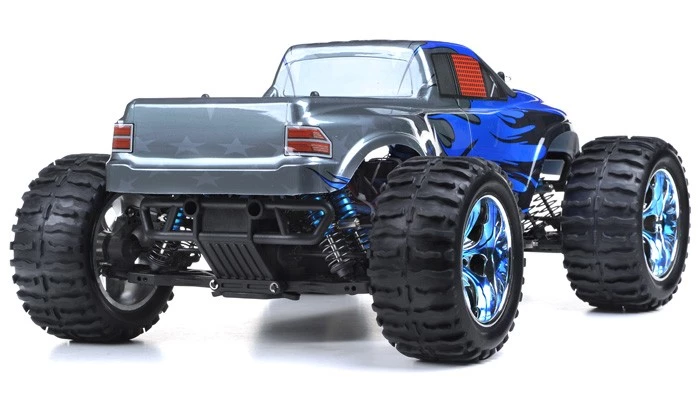Exceed RC Off Road Truck Radio Car 1/10 Infinitive Brushless PRO 2.4Ghz Electric RTR Off Road Truck (DD Blue) RC Remote Control With Aluminum Shocks + 3s LiPo Ready 5 Exceed RC Off Road Truck Radio Car 1/10 Infinitive Brushless PRO 2.4Ghz Electric RTR Off Road Truck (DD Blue) RC Remote Control With Aluminum Shocks + 3s LiPo Ready - Image 5