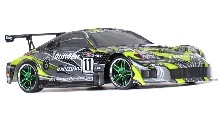 2.4Ghz Brushless Version Exceed RC Drift Star Electric Powered RTR Drift Racing Car 350 Green Style RC Remote Control Radio Car 4 2.4Ghz Brushless Version Exceed RC Drift Star Electric Powered RTR Drift Racing Car 350 Green Style RC Remote Control Radio Car - Image 4